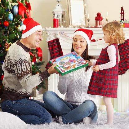 Slime-Adventskalender 2024 Kinder DIY Weihnachten Countdown-Geschenk