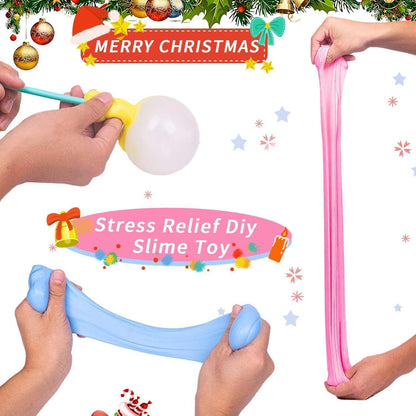 Schleim Adventskalender 2024 für Kinder DIY Crystal Slime 24