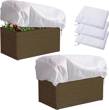 3er-Set Abdeckung für Balkon Blumenkasten 100x45x40cm Frostschutz
