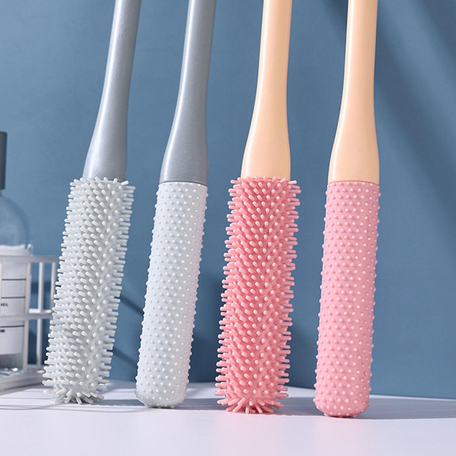 Silikon Fußwaschbürste 2er Set Zehenwascher Dusche Fußbürste 2 Größen
