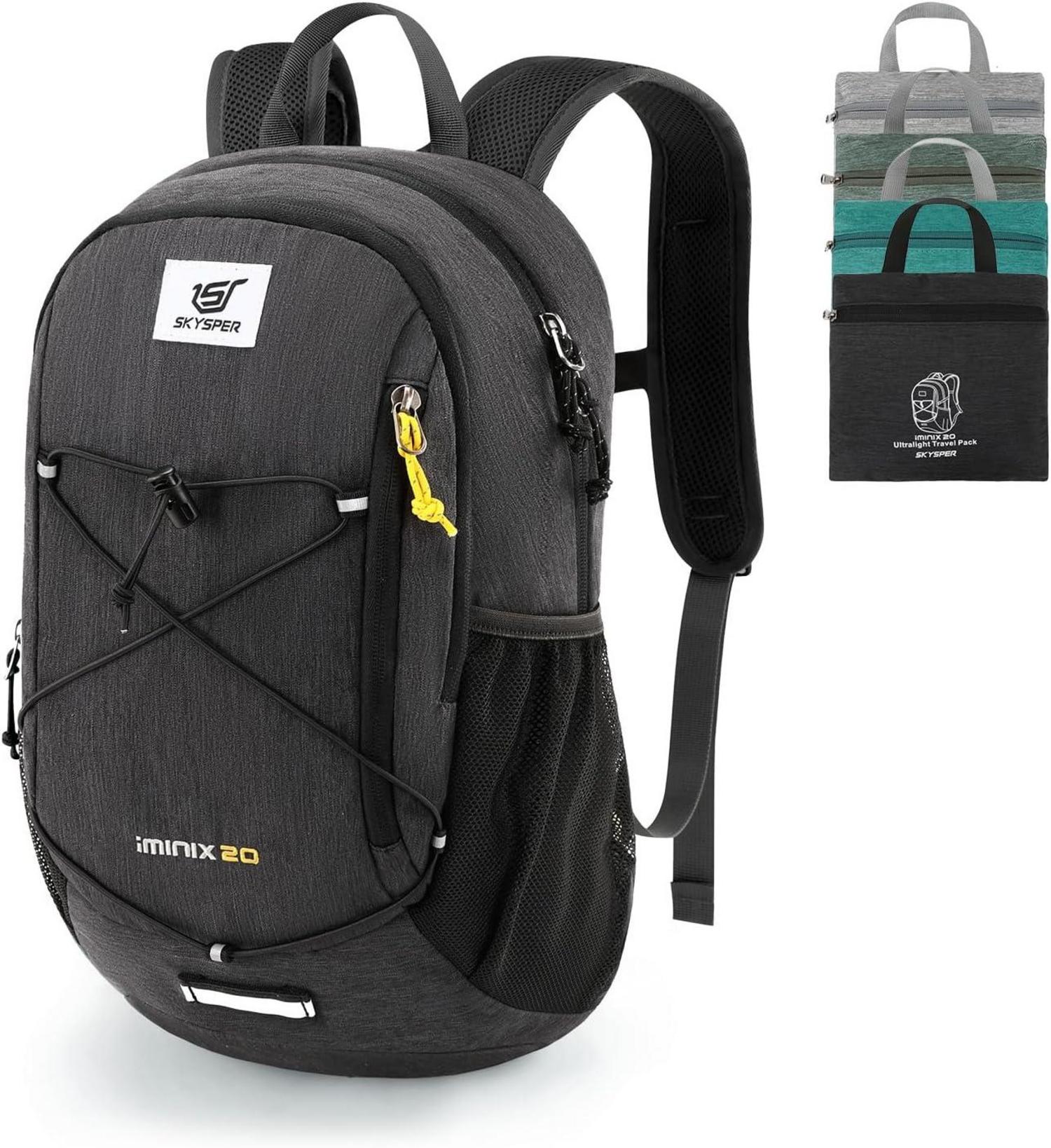 Ultraleichter Faltbarer Rucksack 20L für Outdoor Wandern Camping