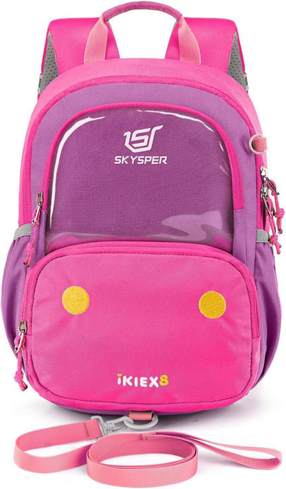 Kinderrucksack 8L Wanderrucksack mit Brustgurt für 1-4 Jahre Jungen