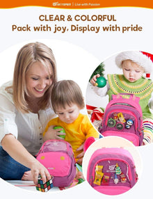 Kinderrucksack 8L mit Brustgurt für Kinder, Jungen und