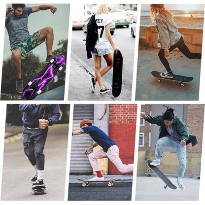 Skateboard 31" Komplettboard Ahorn, ABEC-11, Violett