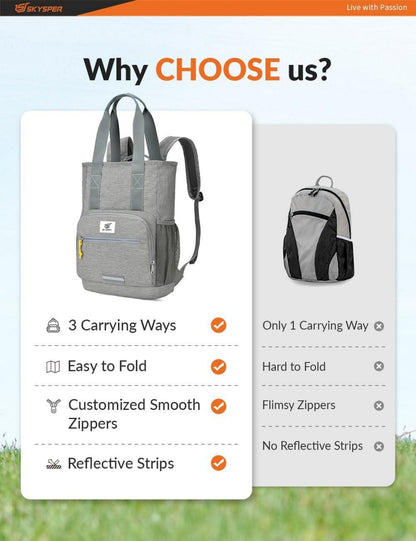 Ultraleichter Faltbarer Wanderrucksack 20L Reiserucksack Outdoor Daypack