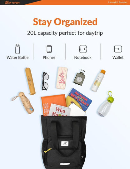 Faltbarer Ultraleichter Outdoor-Rucksack 20L Wandern Reisen