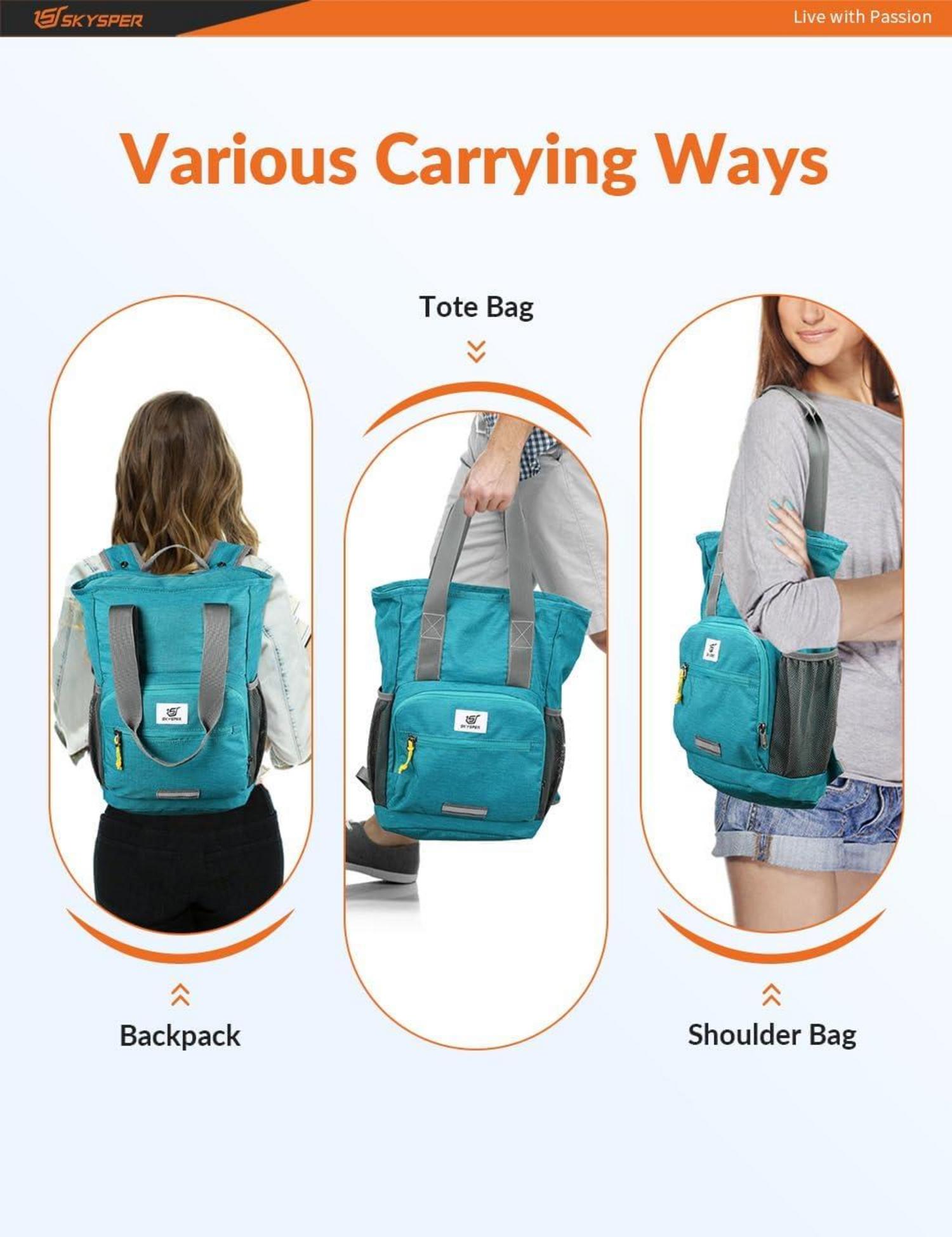 SKYSPER 20L Faltbarer Ultraleichter Wanderrucksack Outdoor Daypack