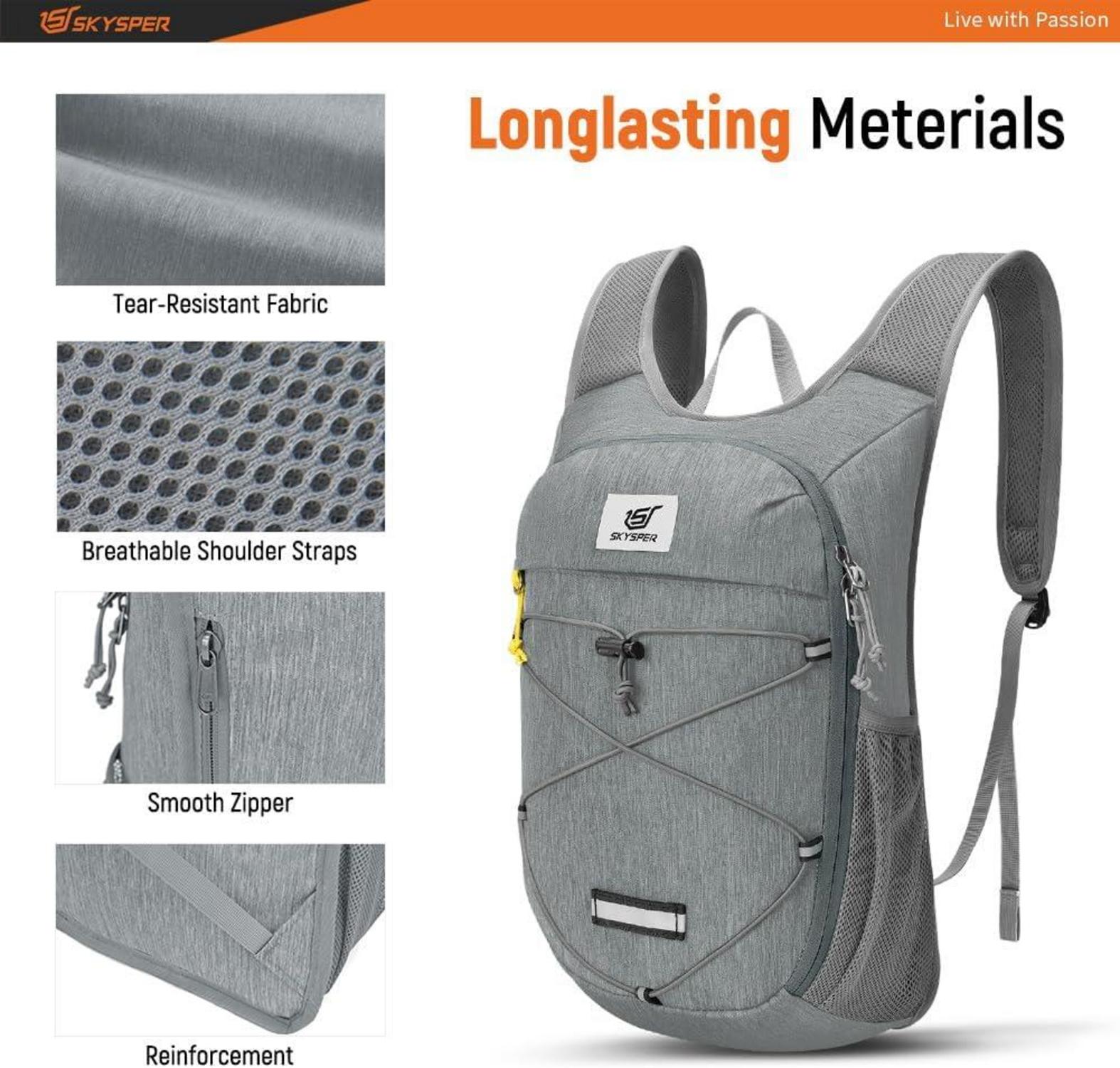 SKYSPER Damen Rucksack 10L Ultraleicht für Wandern Reisen