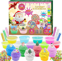 Schleim-Adventskalender für Kinder mit DIY Slime-Kit und