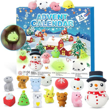 Adventskalender Mochi Squishy Toys Weihnachtsüberraschung 24
