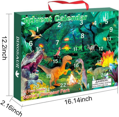 Dinosaurier Adventskalender 2024 für Kinder Jungen Mädchen