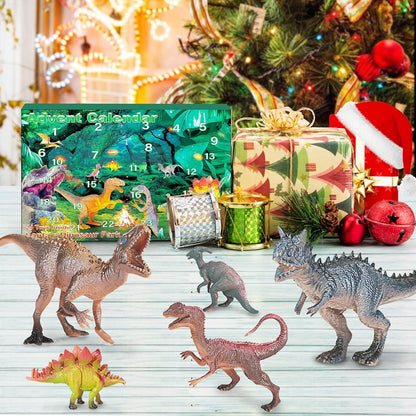 Dinosaurier Adventskalender Weihnachten 2024 für Kinder Jungen und Mädchen