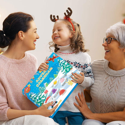 Adventskalender 2024 Mochi Squishy Weihnachtsmann leuchtend