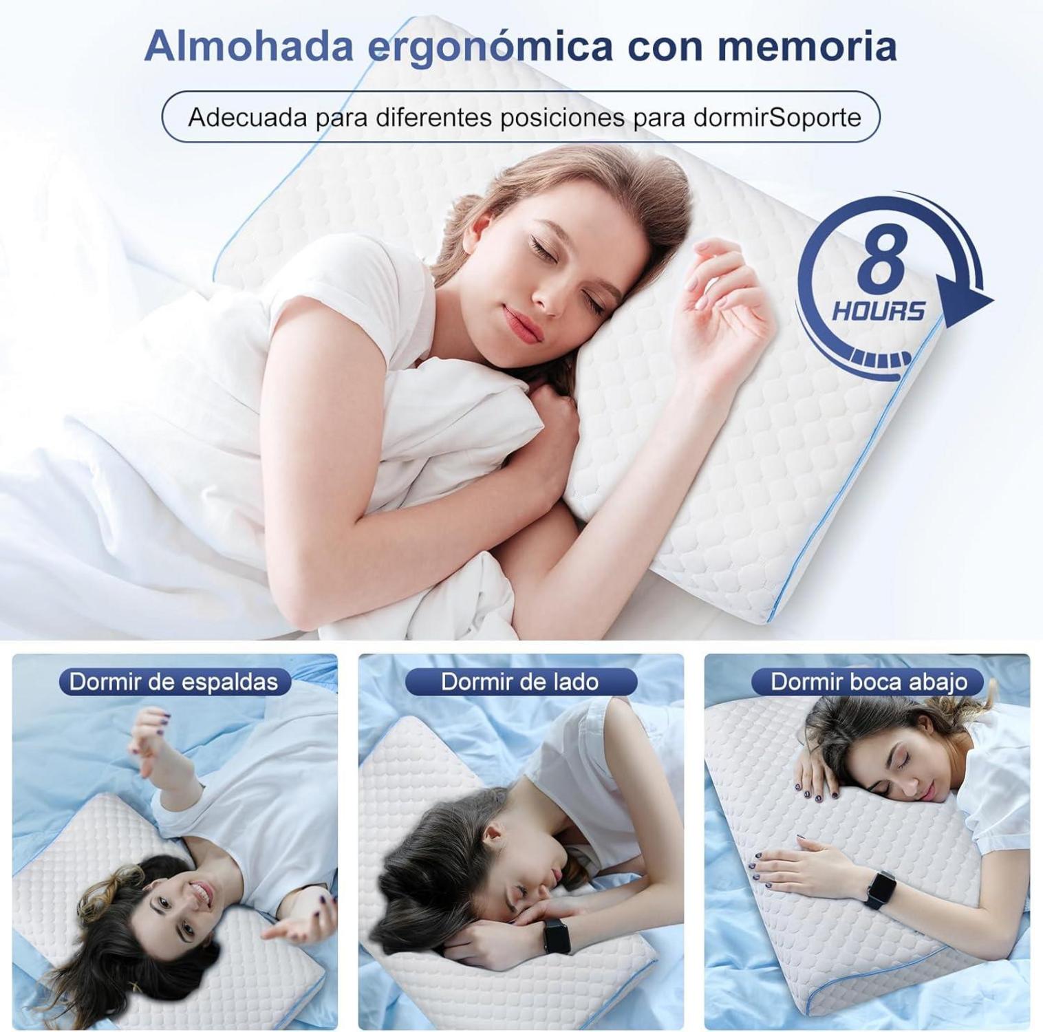 Orthopädisches Nackenkissen Memory Foam 60x35x11cm PHYSEN