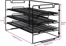 3 Etagen Metall Mesh Briefablage Organizer für Schreibtisch