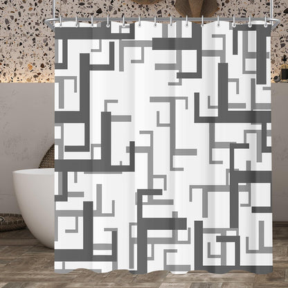 Duschvorhang Antischimmel Block 120x180cm Polyester Wasserabweisend