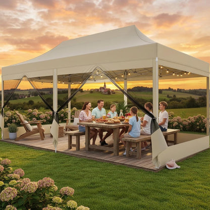 Faltpavillon 3x6m – Wasserdicht, Stabil & Vielseitig für Draußen