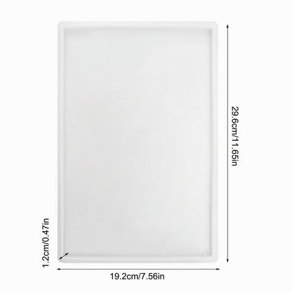Epoxidharz Form Tablett Groß 30x20cm Silikonform Gießform
