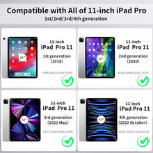 EasyAcc iPad Pro 11 Zoll Hülle mit Stifthalter Dunstgrau