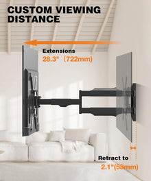 TV Wandhalterung 32-65 Zoll Schwenkbar Neigbar 720 mm Langem