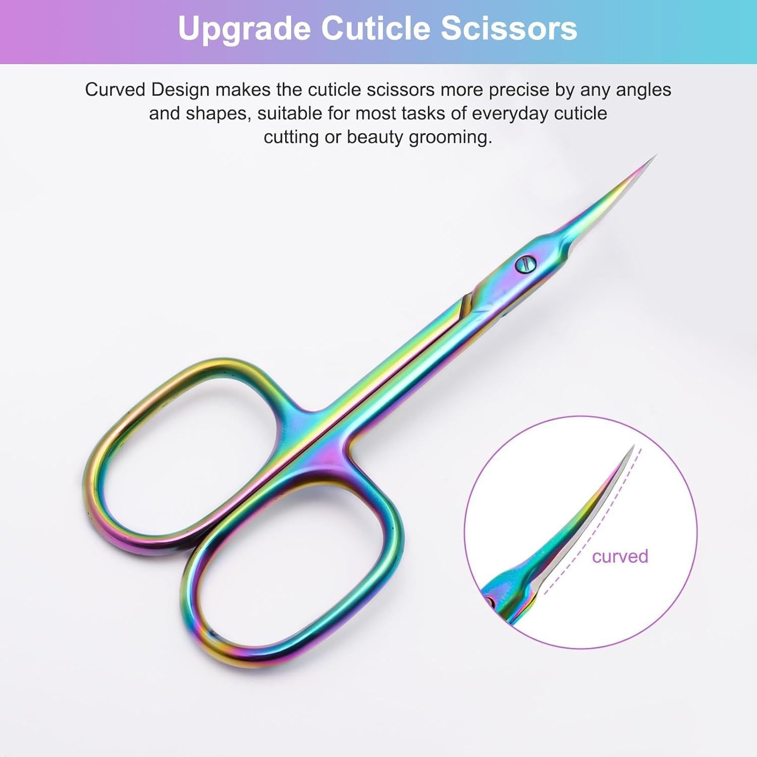 Professionelle Nagelhautschere mit Gebogener