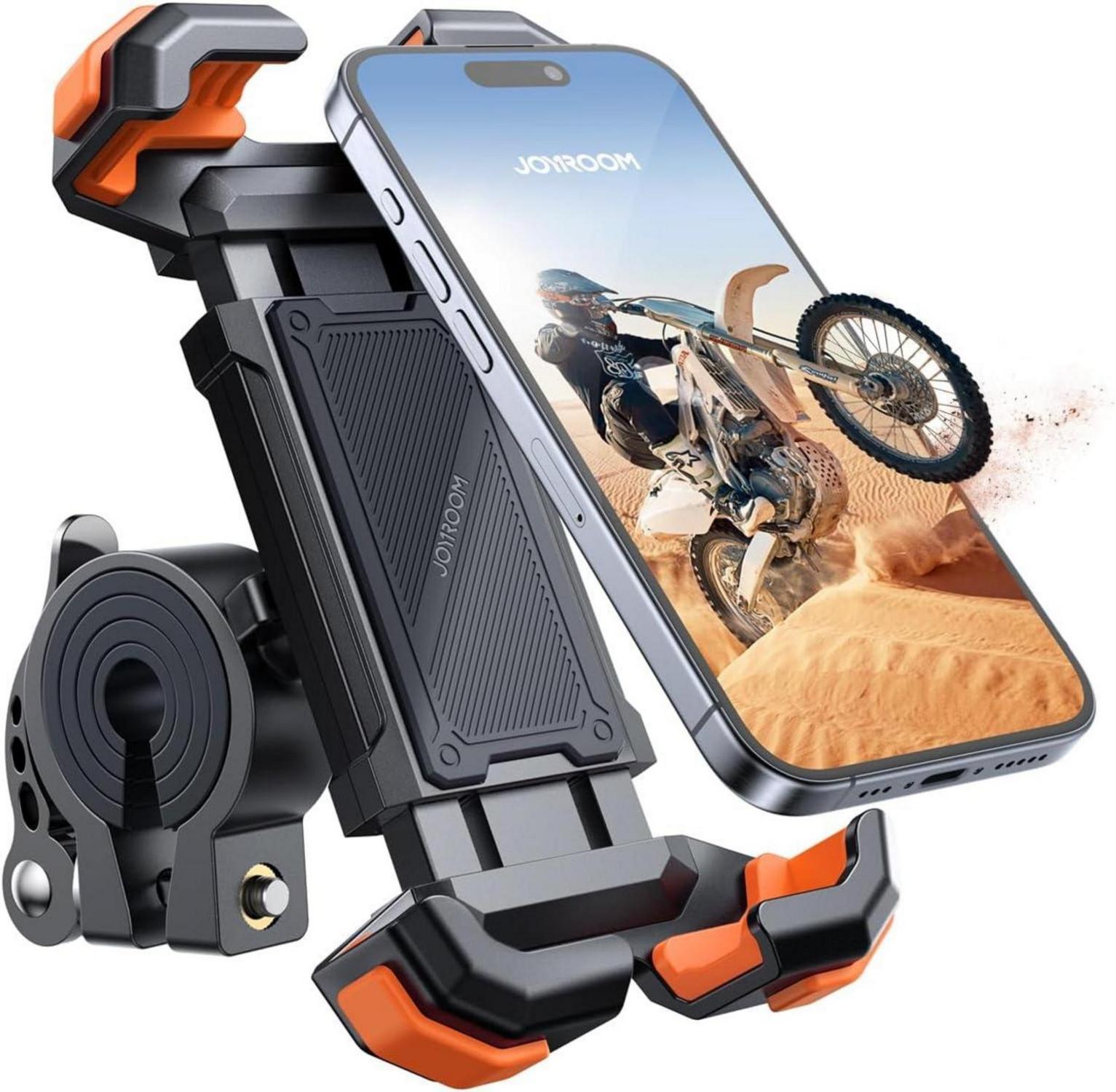 Handyhalterung Fahrrad Lenker Motorrad 165mph Anti-Shake 360° Drehbar