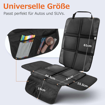 Ezilif Kindersitzunterlage Auto | ISOFIX Unterlage | Wasserdicht & Universell Kompatibel