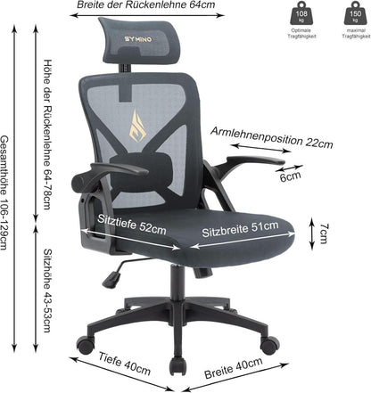 Ergonomischer Bürostuhl mit