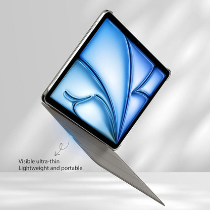 EasyAcc iPad Air 13 Zoll M2 2024 Hülle - Ultra Dünn Leicht Frosted Schwarz