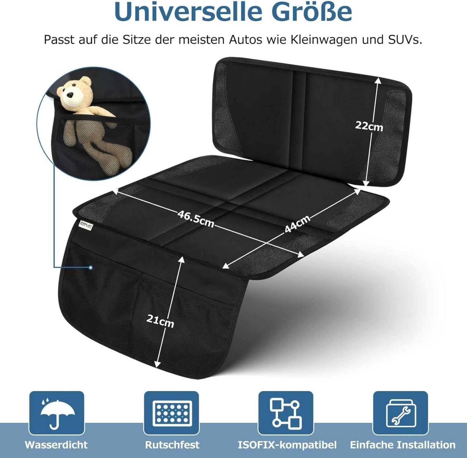 Kindersitzunterlage Auto, ISOFIX
