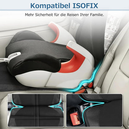 Ezilif Kindersitzunterlage Auto ISOFIX Wasserdicht rutschfest Universalgröße 600D Oxford 1-Pack