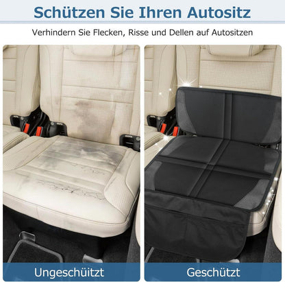 Auto Kindersitzunterlage ISOFIX Geeignet Wasserdicht Rutschfest 600D Oxford