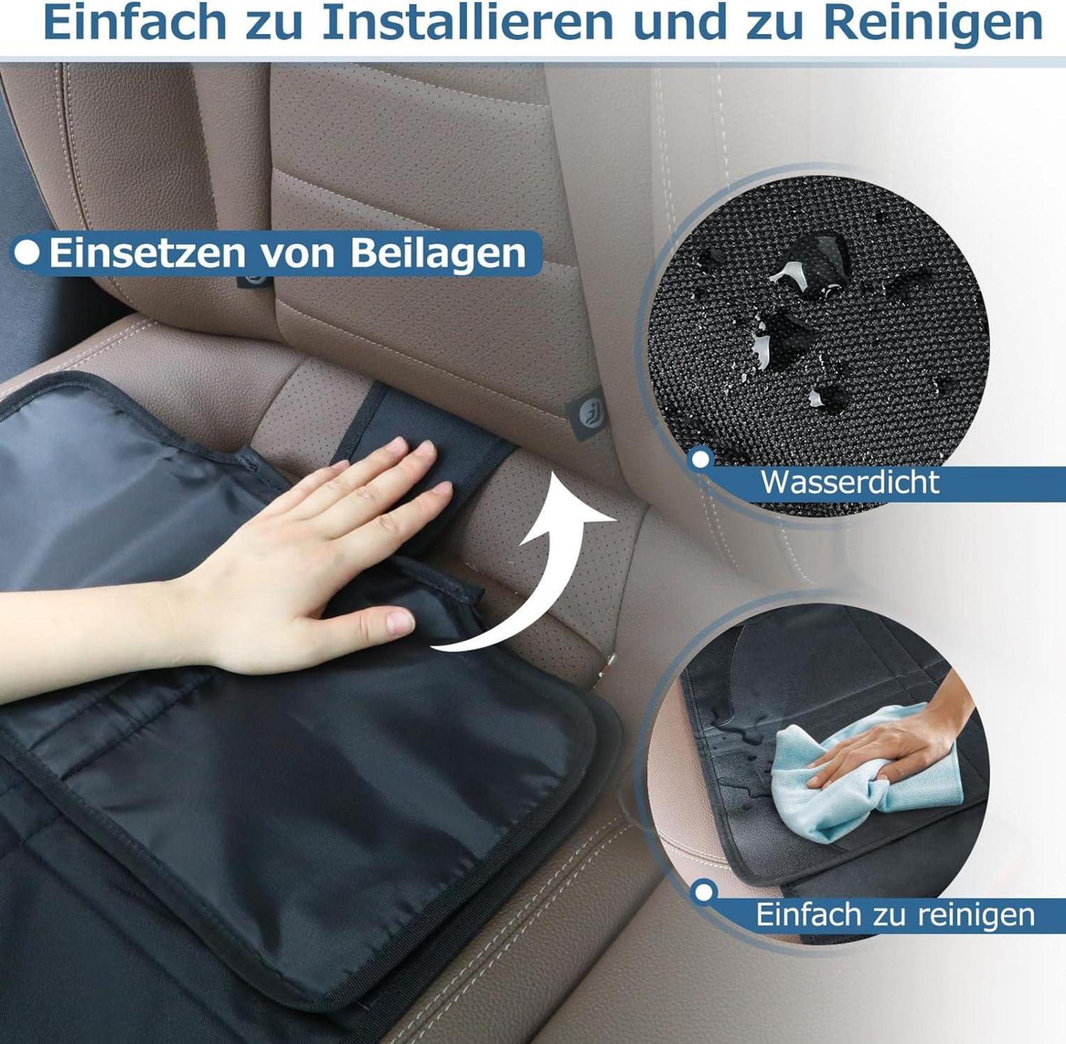 Kindersitzunterlage Auto ISOFIX Geeignet Wasserdicht Rutschfest