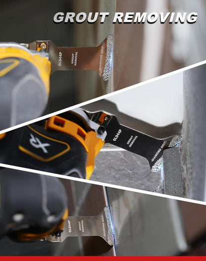 EZARC Diamant Multitool Sägeblätter Fliesen Mörtel Fugen 3tlg
