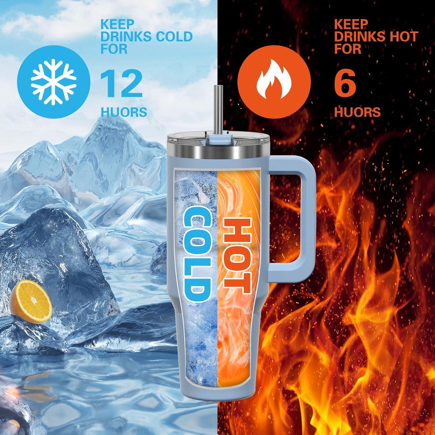 40oz Thermobecher to Go Edelstahl Vakuum Trinkbecher mit