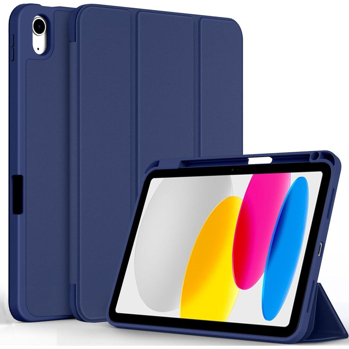 iPad Hülle mit Stifthalter, Navy Blau, 11./10. Gen.