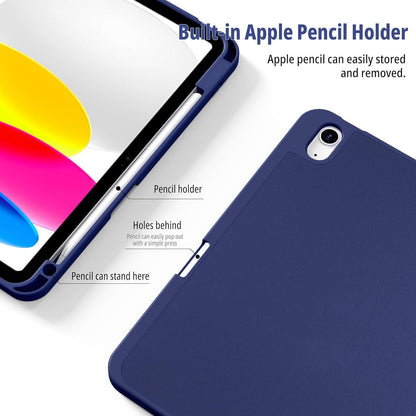 iPad Hülle mit Stifthalter, Navy Blau, 11./10. Gen.