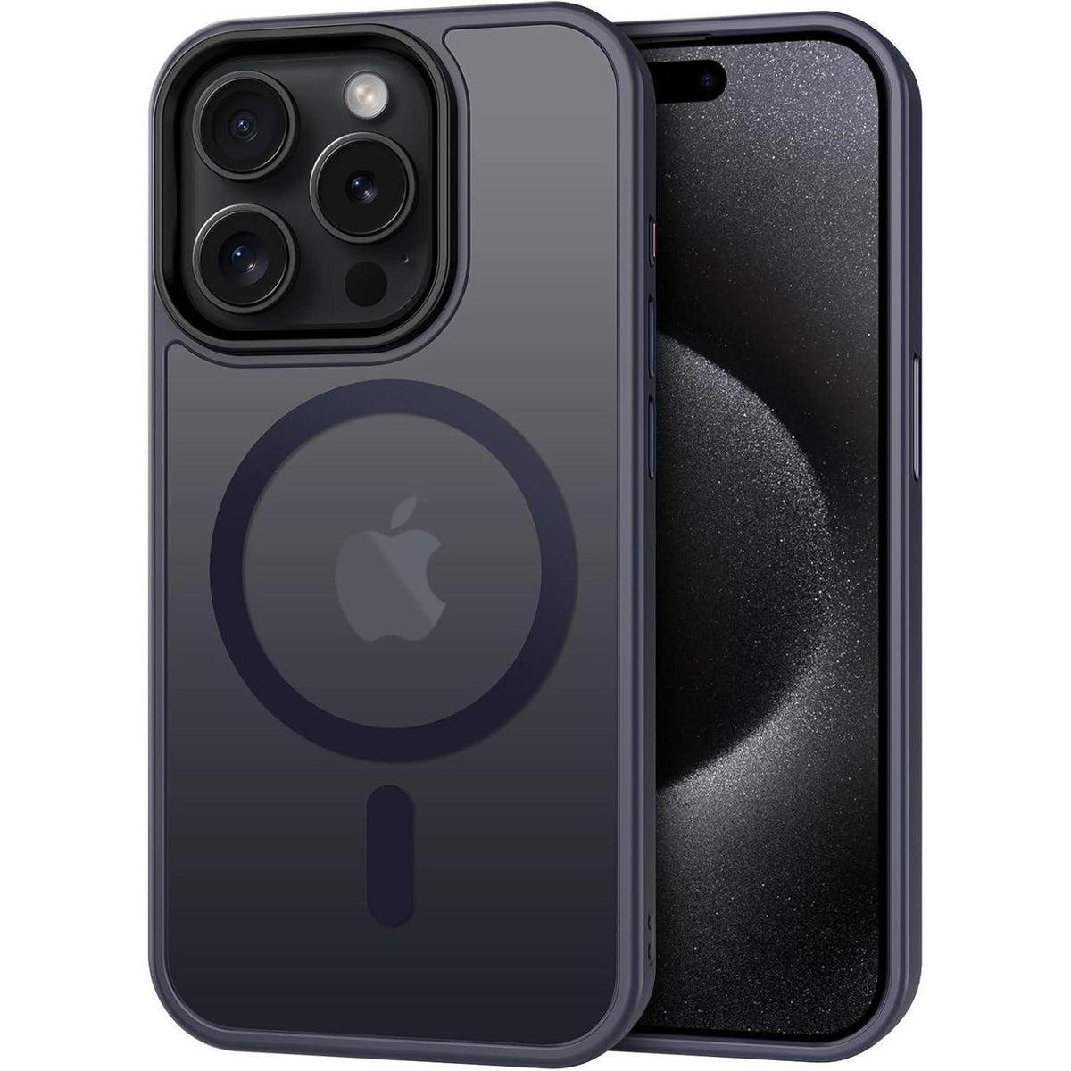 iPhone 15 Pro Max Hülle mit MagSafe, Kameraschutz, Dunkel Blau