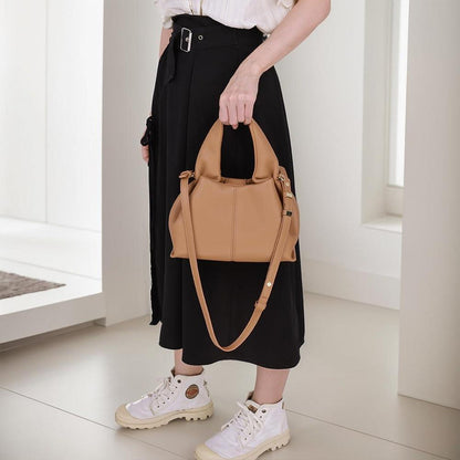 TIAASTAP Damen Handtasche Vintage PU Leder Umhängetasche