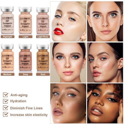 BB Pigment Glow Serum Hyaluronsäure Foundation Skin Care Kit 8ml 12pcs