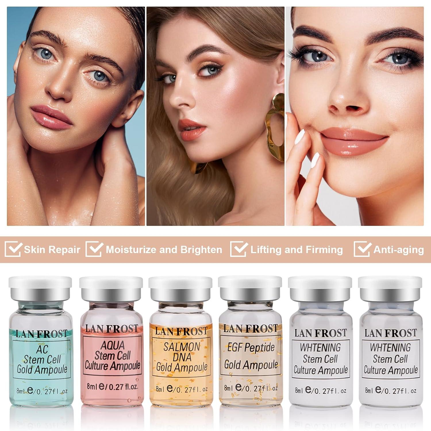 BB Facial Glow Starter Kit Hyaluronsäure Serum Foundation 6