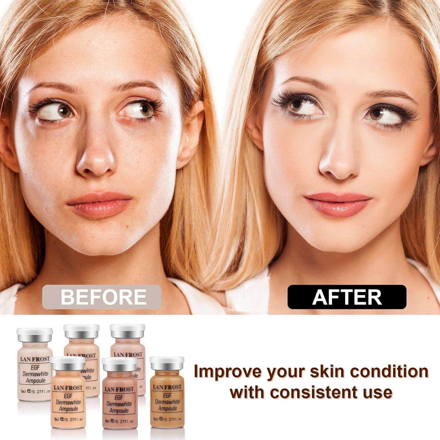 BB Facial Glow Starter Kit Hyaluronsäure Serum Foundation Skincare Mix