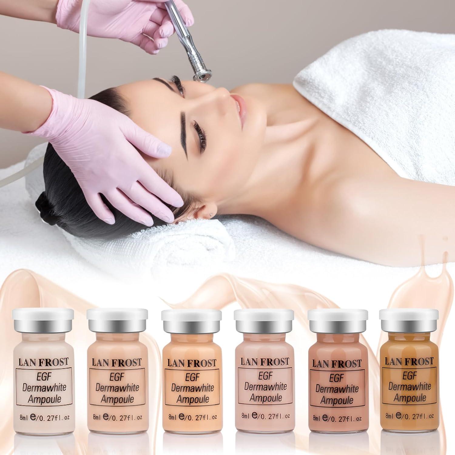 BB Facial Glow Hyaluronsäure Serum Foundation Skincare Kit mit 6