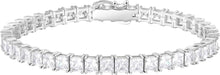 925 Silber Tennisarmband mit Zirkonia 4mm Iced Out 19cm