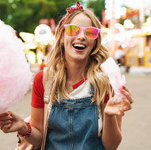 6er Neon Party Sonnenbrille Set für Damen Herren Vintage