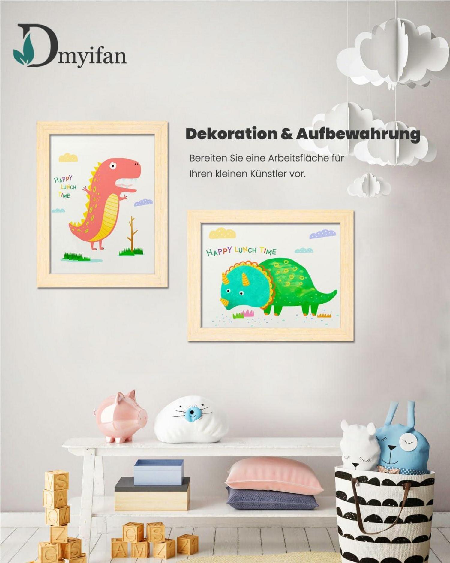 Kinderbilderrahmen a4 Kunstfotorahmen Set Dmyifan 2 Stück