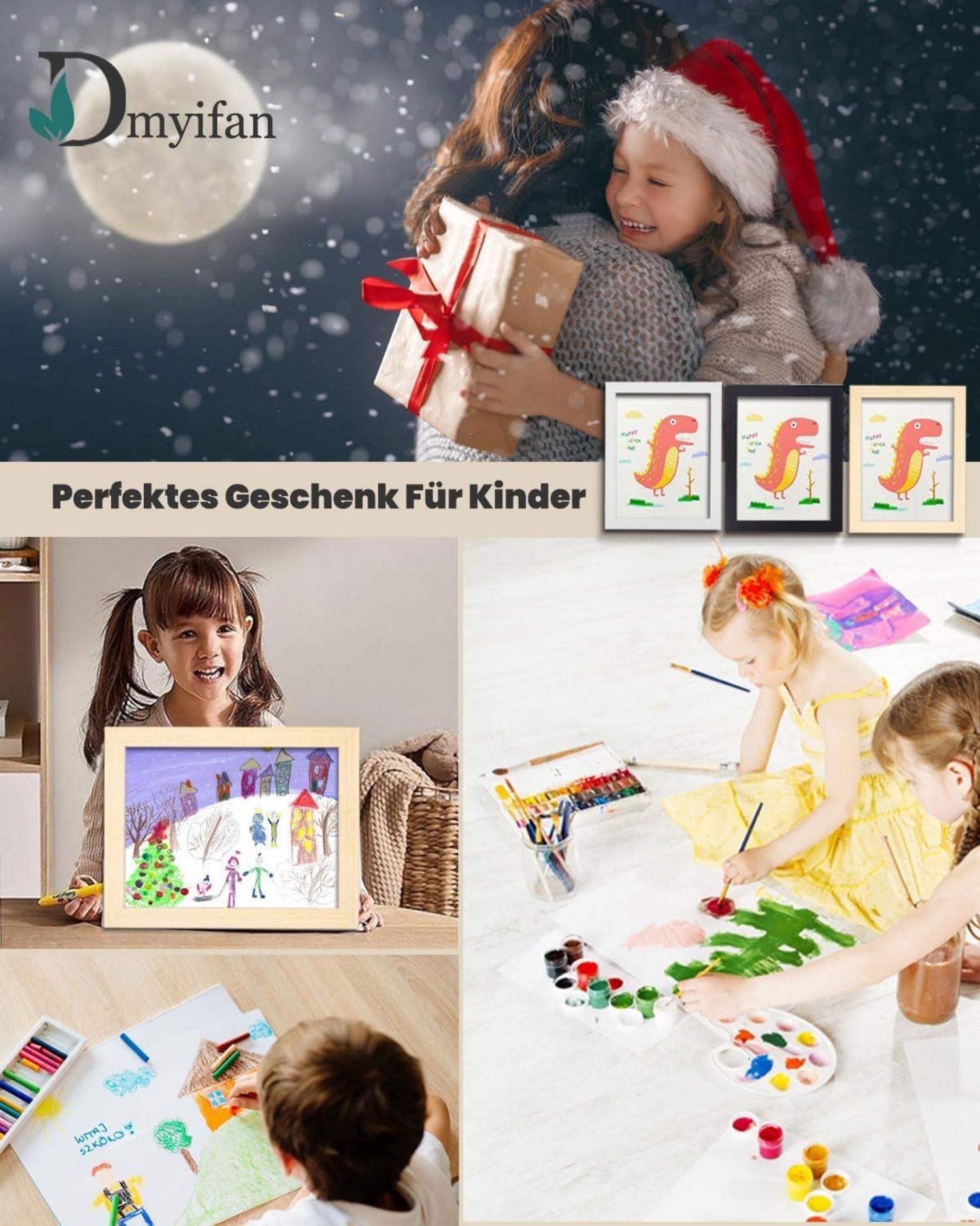 Bilderrahmen für Kinder A4 Kunstwerke, hochwertiger