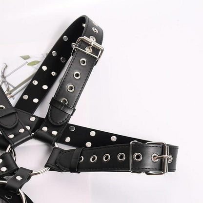 Herren Gay Harness Männer Leder Fetisch Punk Gothic Dessous