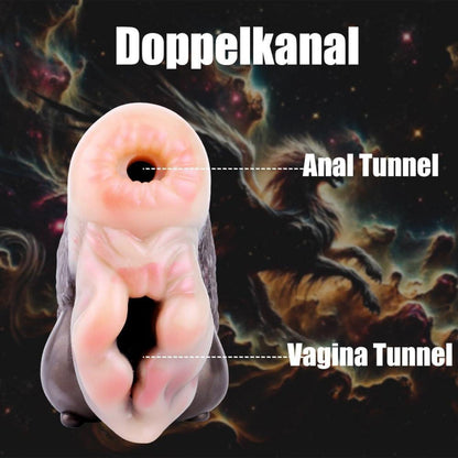 Seckoe Großer Tier Masturbator Taschenmuschi Realistisch mit Analtunnel und Animal Vagina