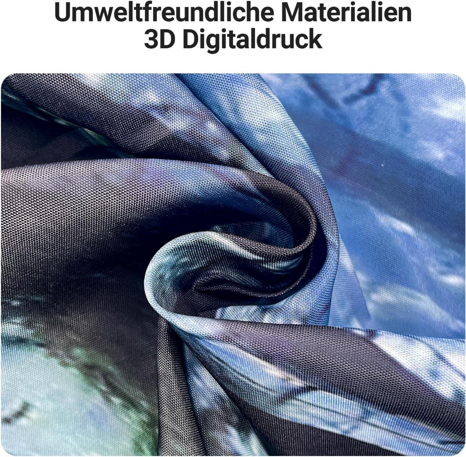 Duschvorhang Sunshine Forest 240x200cm Antischimmel Textil Wasserdicht